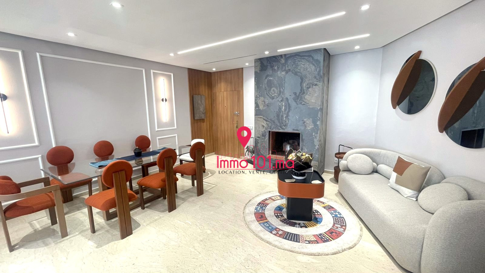Location appartement meublé à Hay Riad SILAM2248